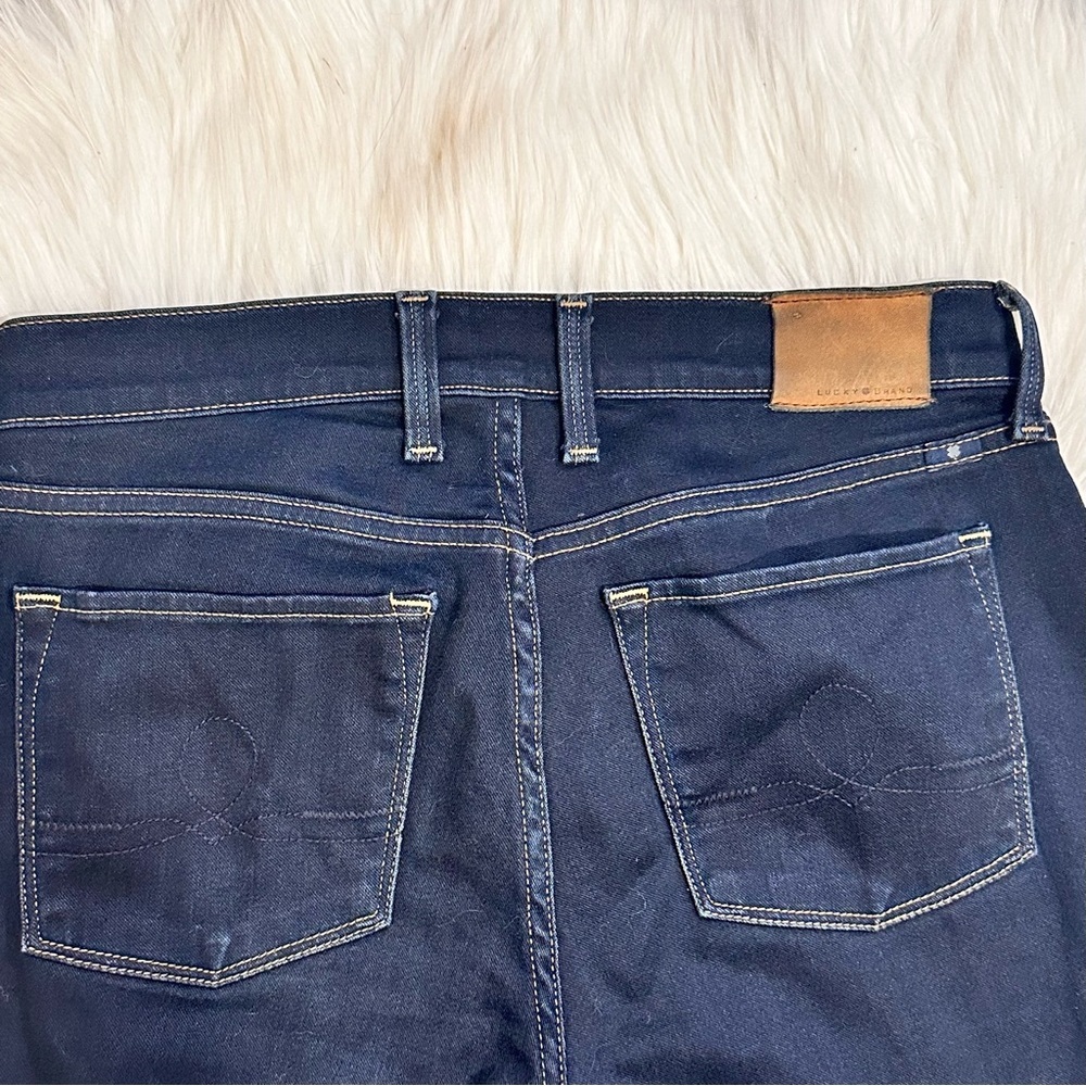 Size 4/27 Lucky Brand Dark Wash Sofia Skinny Jeans - Picture 3 of 6
